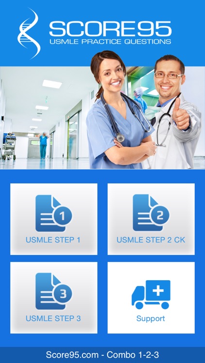 Score95.com - USMLE STEP 1, STEP 2 CK and STEP 3 Practice Questions