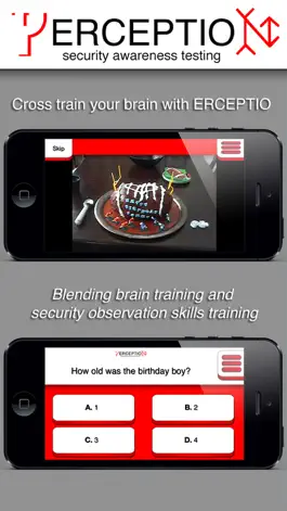 Game screenshot ERCEPTIO - Cross train your brain! Test your perception and security observation skills with real video and audio clips from everyday life. mod apk