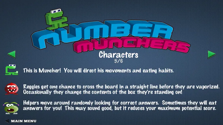 Number Munchers screenshot 3