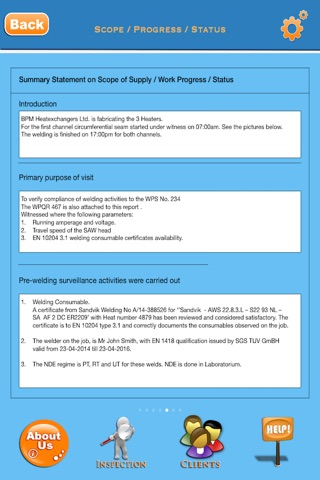 WIRE - Welding Inspection Reports Engineering screenshot 3