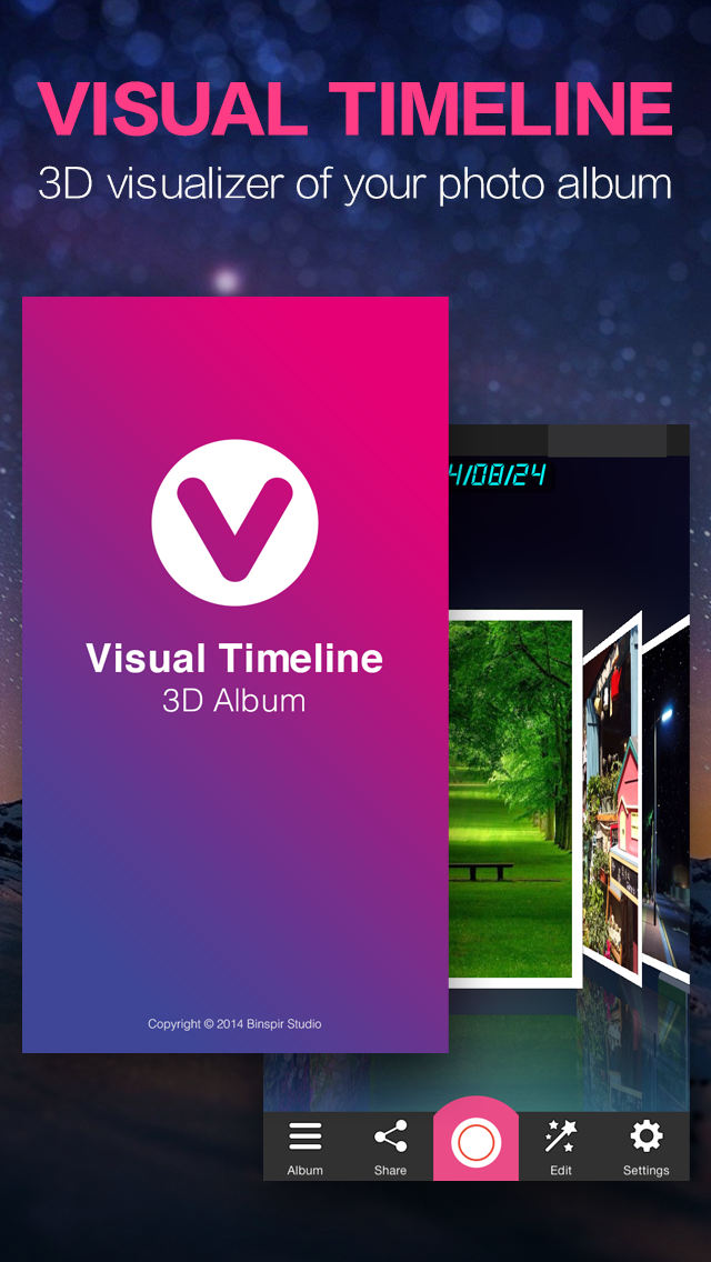 3D Album-Visual Timelineのおすすめ画像1