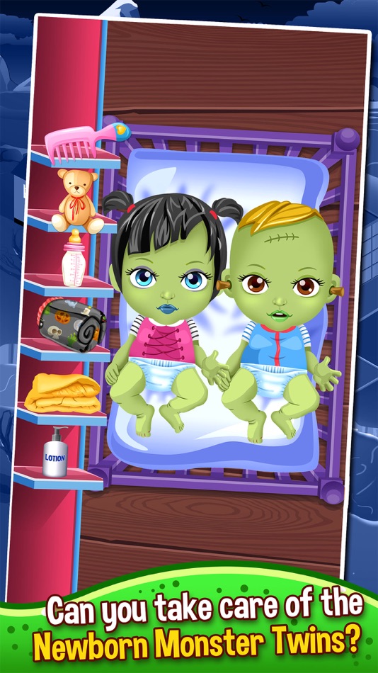#1. Monster Mommy's Newborn Pet Doctor - my new born baby salon & mom adventure game for kids (iOS) By: VZO entertainment