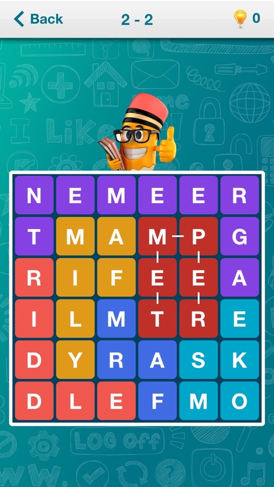 #2. Worders - word search puzzle game, find and guess words on the field (iOS) 由: Anton Kartunov