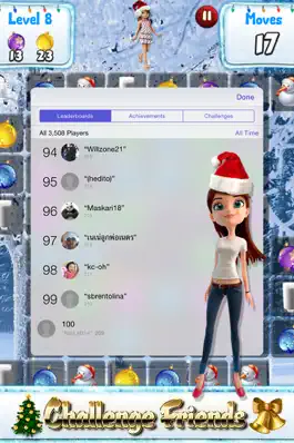 Game screenshot Santa Games and Puzzles - Swipe yummy candy to make it collect jewels for Christmas HD hack