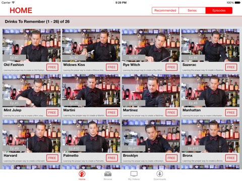 Drinks to Remember Video Lessons: Cocktails screenshot 2