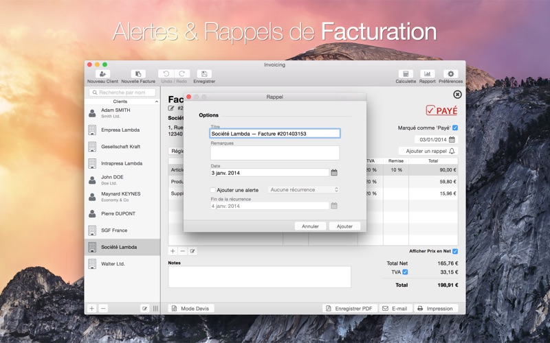 Screenshot #3 pour Invoicing