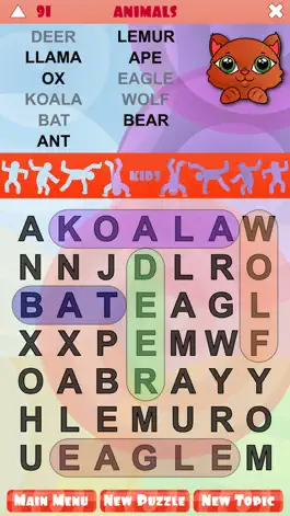 Game screenshot WordSearch Kids apk