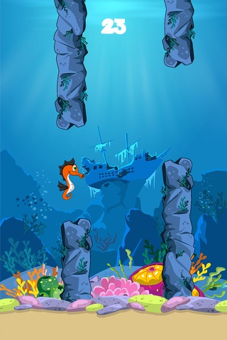 Blooby - Cute Seahorse Fish Game for Kids & Friends HD Free screenshot 3