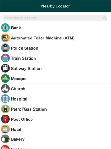 Screenshot #4 pour Nearby Locator - Place Finder