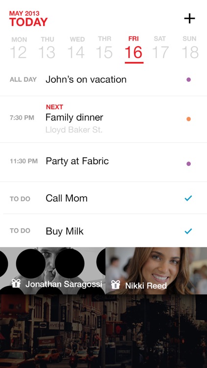 Cal – Shared Calendar, Daily Organizer, Weekly Planner