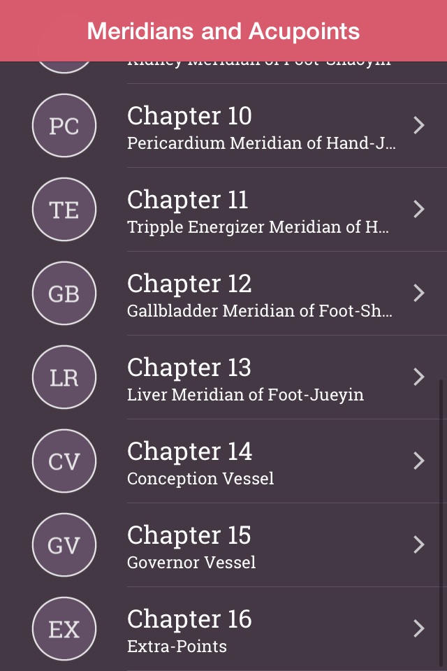 Acupoints for iPhone screenshot 4
