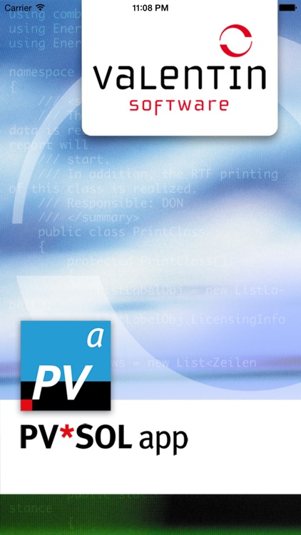 PVSOL app