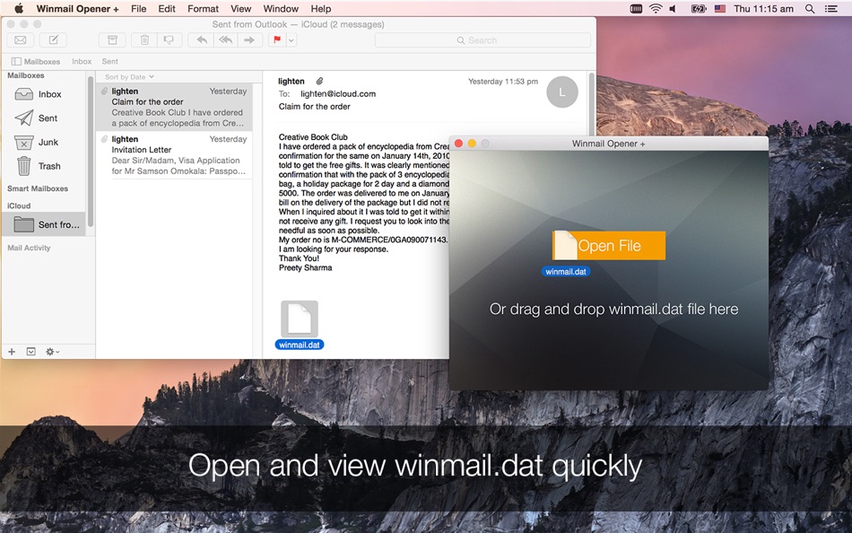 Winmail Opener + - 1.1.0 - (macOS)