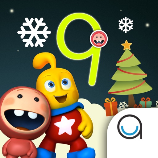 Icky Snow Trace - Learn 1234 Numbers - Christmas Edition icon