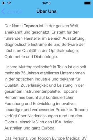 TOPCON DeutschlandMedical screenshot 2