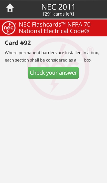2011 NEC Flashcards