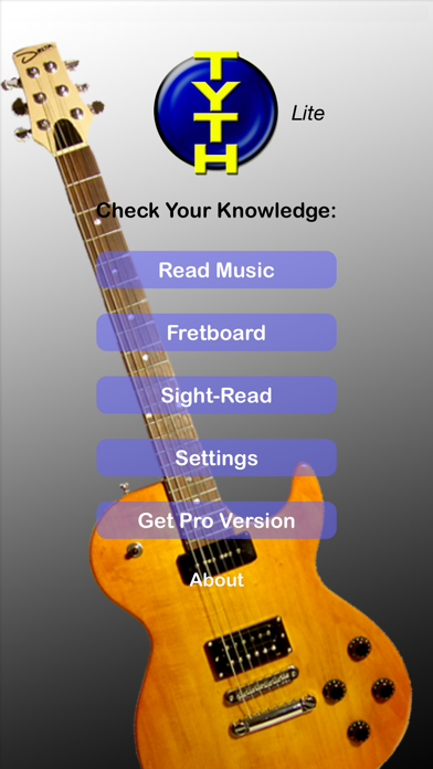 Guitar Score Trainer - Lite - Learn Notes With Your Real Guitar