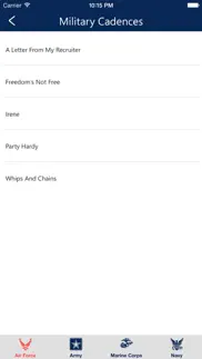 u.s. military cadences — army, navy, air force, & marine corps iphone screenshot 1