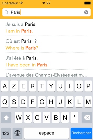 I Speak French : Offline phrasebook for travel and language learning! screenshot 3