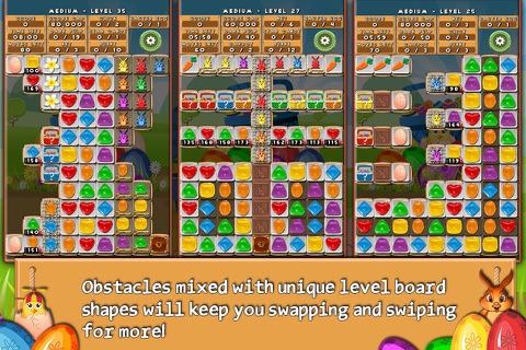 Bunny Drops - Match three puzzle screenshot 3