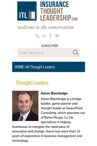 Insurance Thought Leadership - Strategy, Publishing, Promotion and Reporting screenshot 3