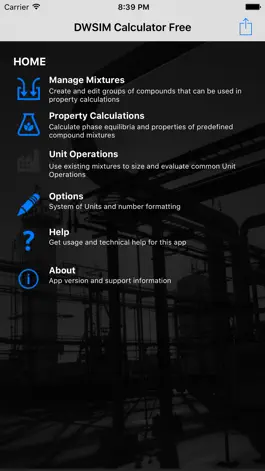 Game screenshot DWSIM Calculator Free apk