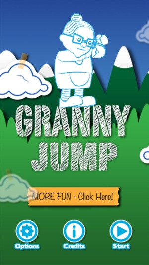 Granny Jump - Steep, Crazy Dive, lady, b