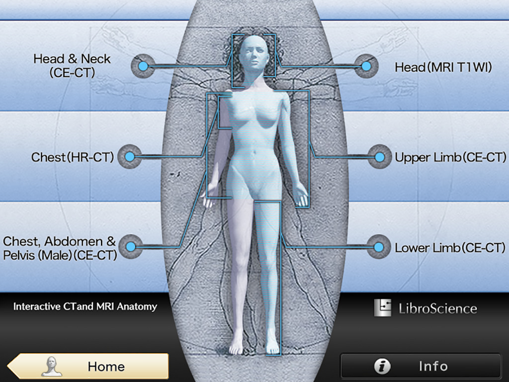 Interactive CT and MRI Anatomy