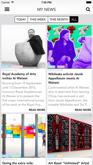 H A P P E N I N G ! iPhone screenshot 4 - News app