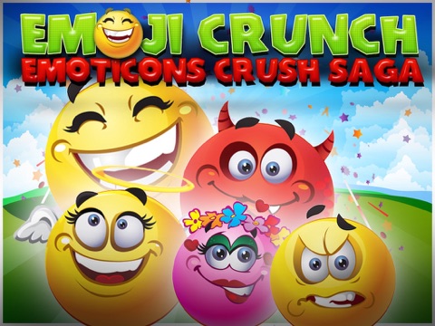 Emojis crush saga - emoticon match iPad screenshot