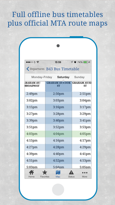 Bus New York City - Enhanced with MTA Bus Time & Official NYC Maps Screenshot 5