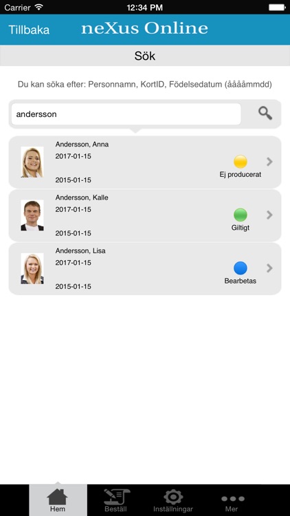 neXus Online Services