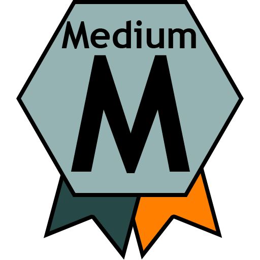 M Badge- Medium Both