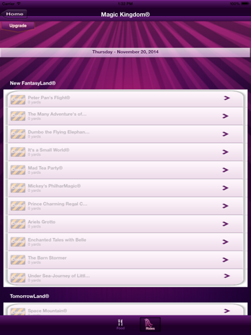 Wait times for Disney World iPad screenshot 3 - Travel app