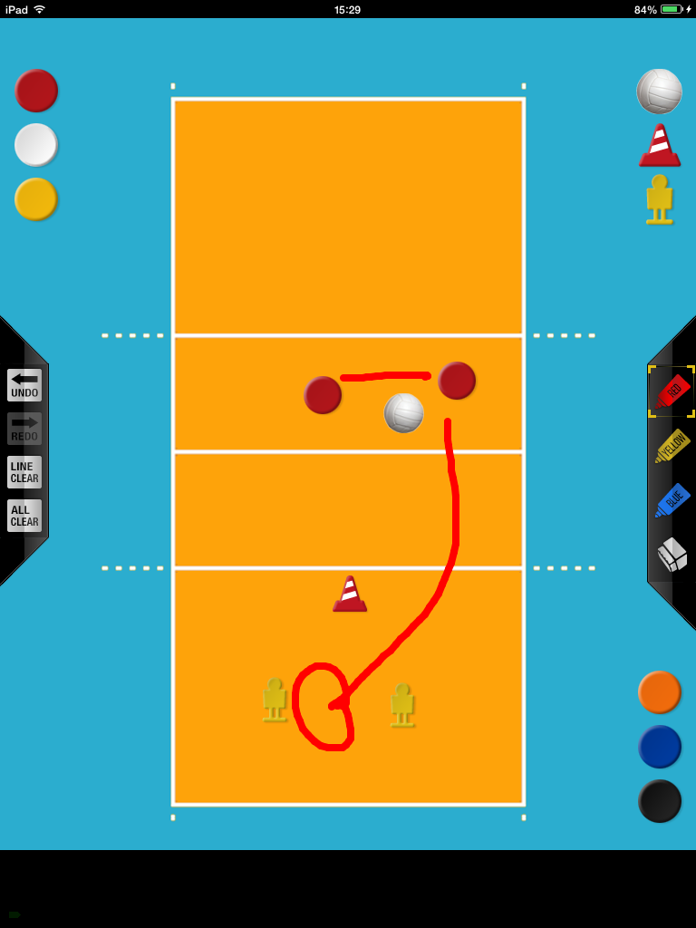 Volleyball strategy board free version screenshot 3