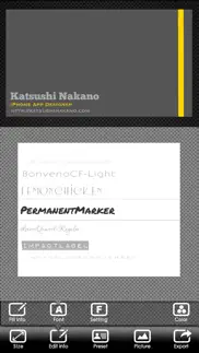 businesscarddesigner - business card maker with airprint iphone screenshot 4