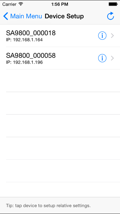 App screenshot
