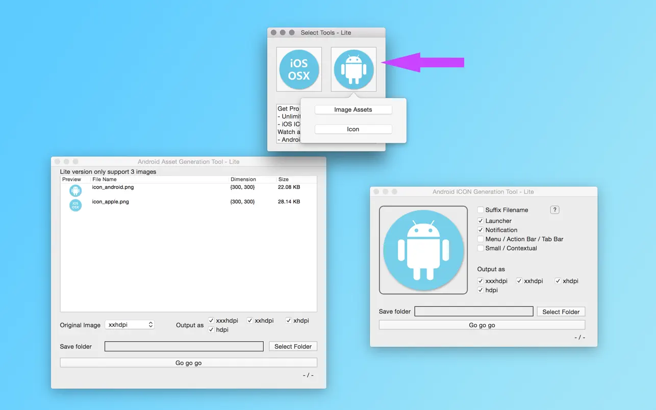 #2. Assets Generator - Lite (macOS) โดย: Crefit Development