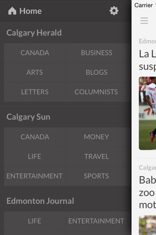 Newspapers CA - The Most Important Newspapers in Canada screenshot 2