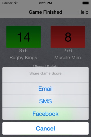 Rugby League Score Keeper Lite screenshot 4