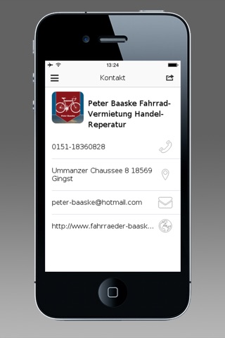 Fahrrad-Vermietung P. Baaske screenshot 3