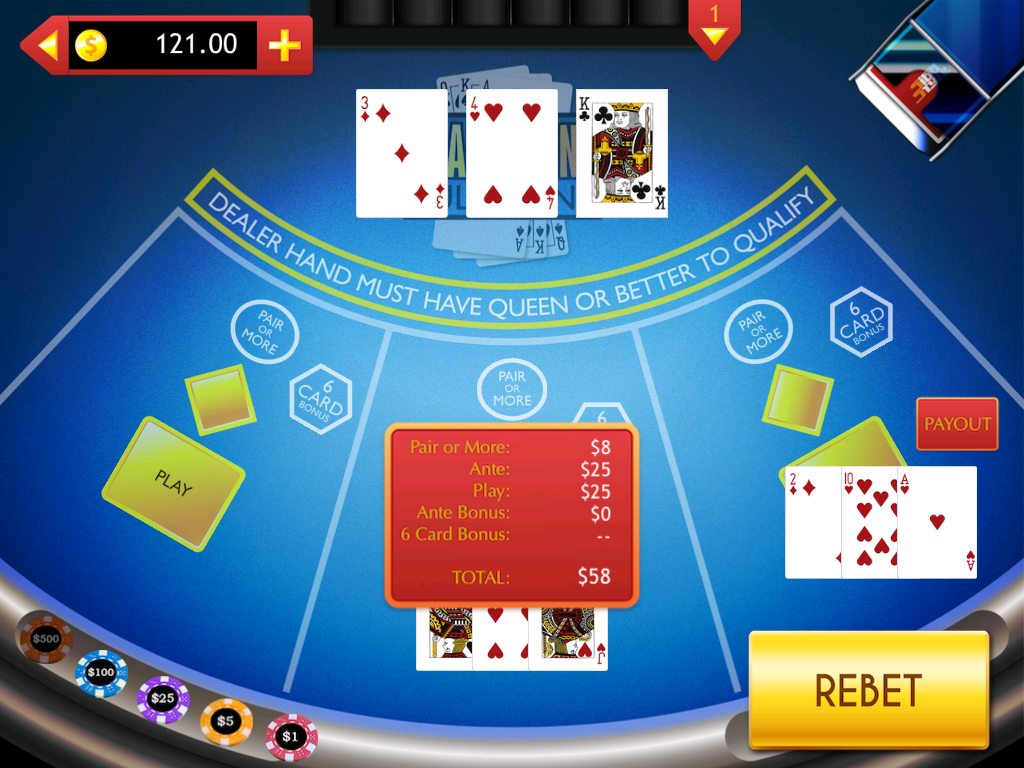 MultiHand - 3 Card Hand