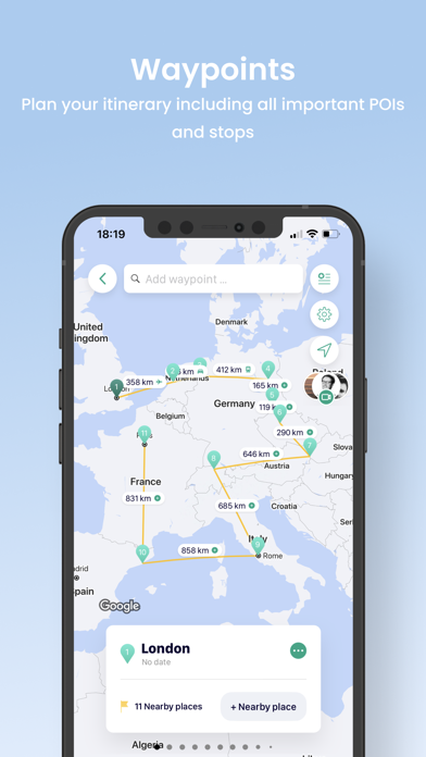Lambus | Travel Planner Screenshot