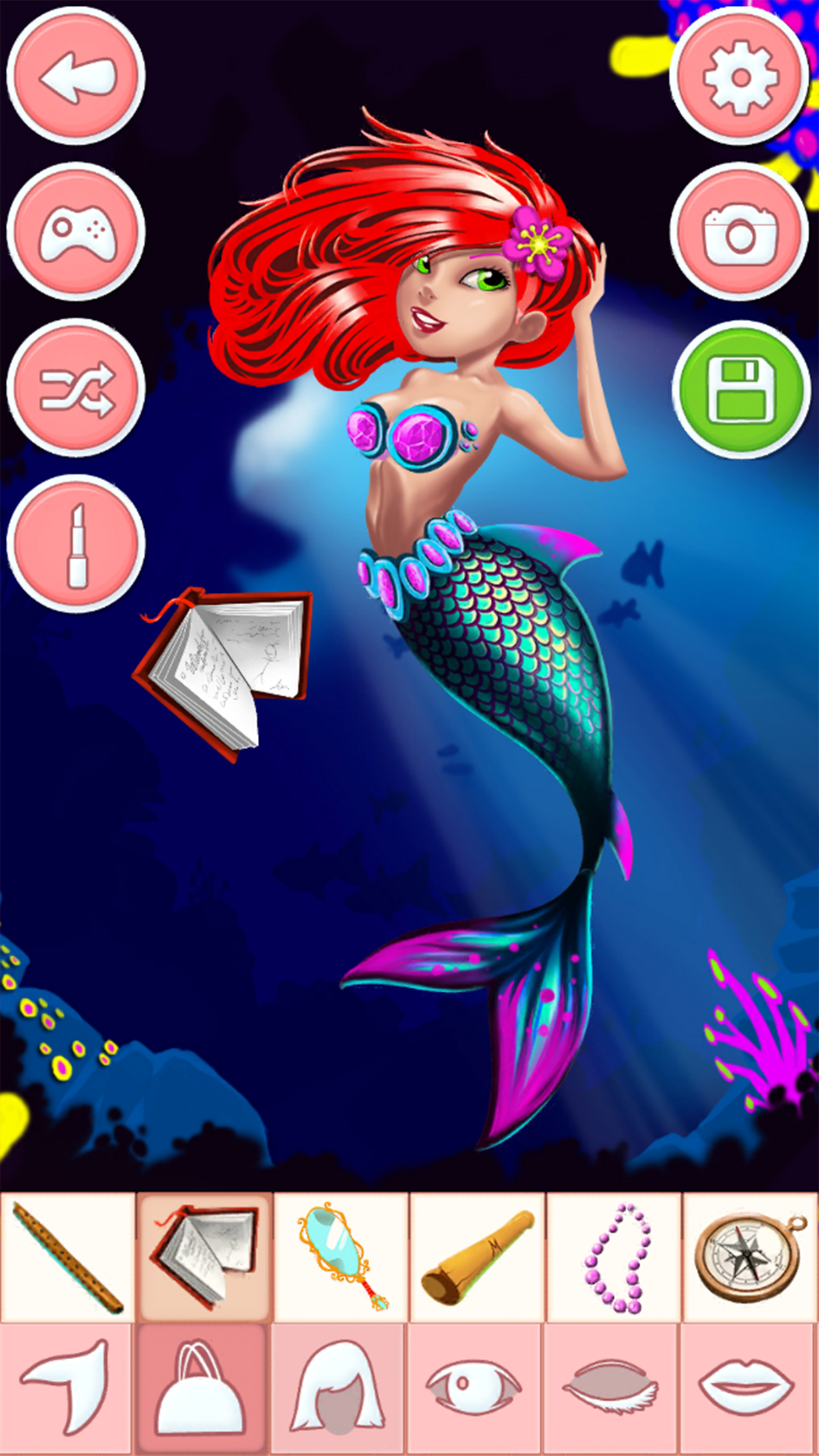 Mermaid Dressup&Makeup - A Mermaid Princess Salon Spa Makeover screenshot 5
