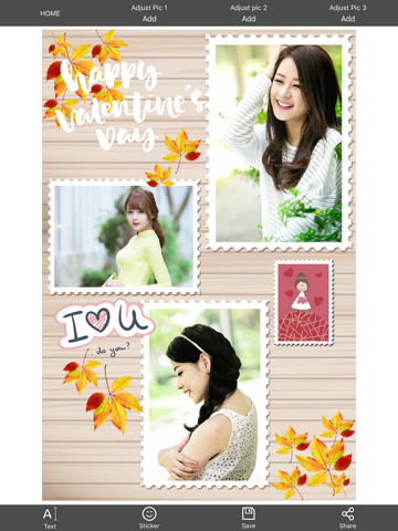 Romatic Photo Frames iPad screenshot