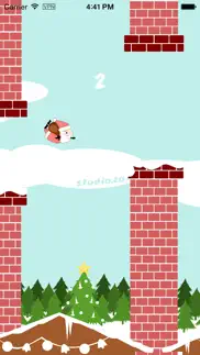 flappy santa rises iPhone Captures Décran 2