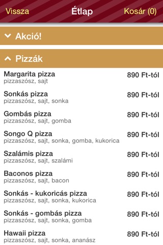 Édes Pizzéria screenshot 2