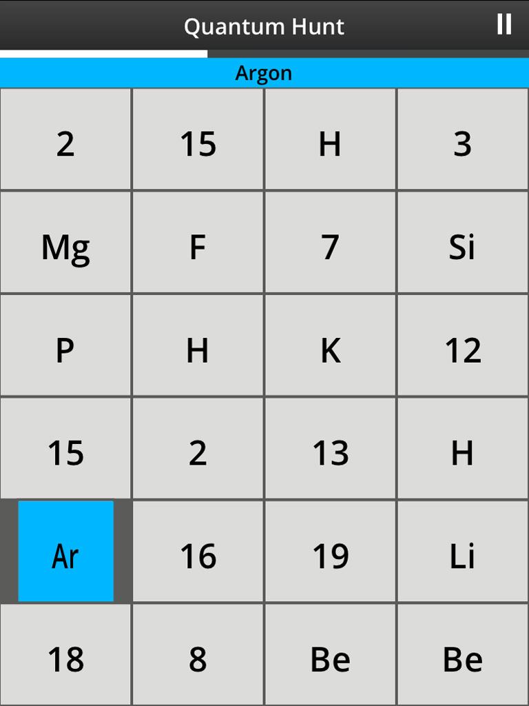 Elementals Periodic Table Game