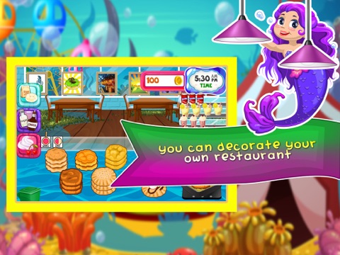 Screenshot #6 pour Mermaid Fair Food Maker Dash - fun salon cooking & star chef world games for girl kids!