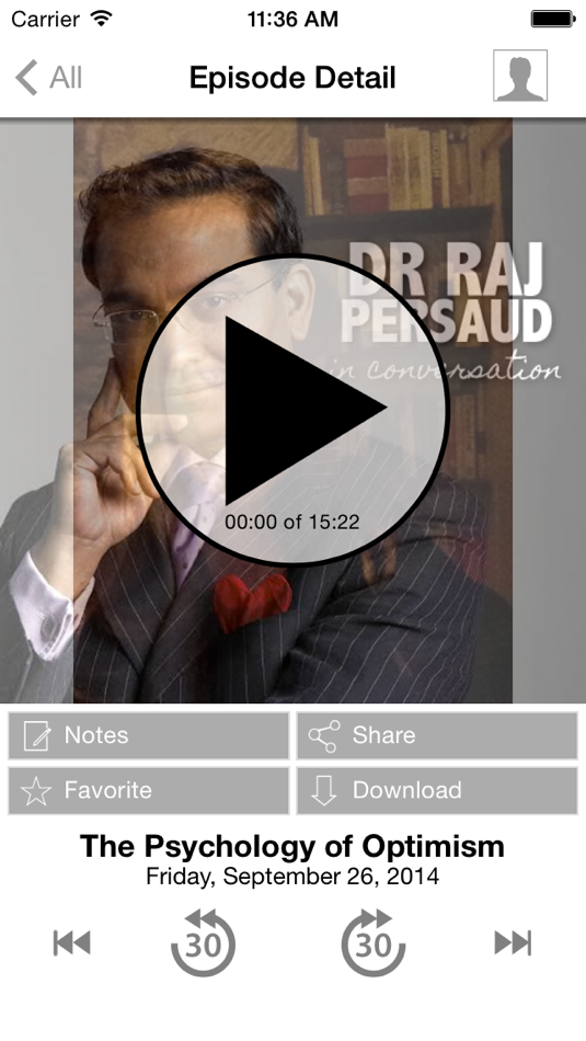 #2. Dr Raj Persaud in conversation (iOS) بواسطة: Doolally Concepts
